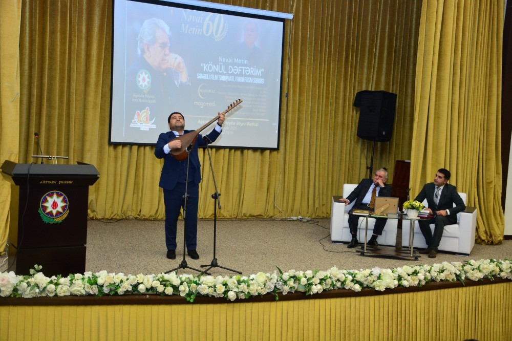 Ağstafada Azərbaycan Rəssamlar İttifaqının üzvü, məşhur rəssam Nəvai Mətinin 60 illik yubileyi qeyd olunub